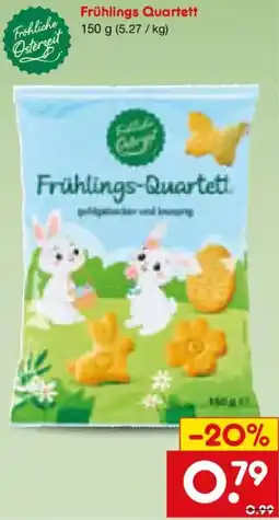 Netto Marken-Discount Fröhliche Osterzeit Frühlings Quartett Angebot