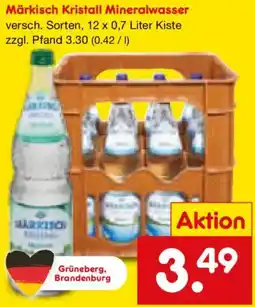 Netto Marken-Discount Märkisch Kristall Mineralwasser Angebot