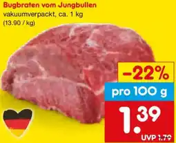 Netto Marken-Discount Bugbraten vom Jungbullen Angebot