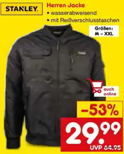 Netto Marken-Discount STANLEY Herren Jacke Angebot