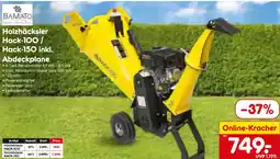 Netto Marken-Discount BAMATO Holzhäcksler Hack-100/ Hack-150 inkl. Abdeckplane Angebot