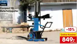 Netto Marken-Discount Scheppach Compact 15t Meterholzspalter Angebot