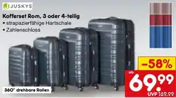 Netto Marken-Discount JUSKYS Kofferset Rom, 3 oder 4-teilig Angebot