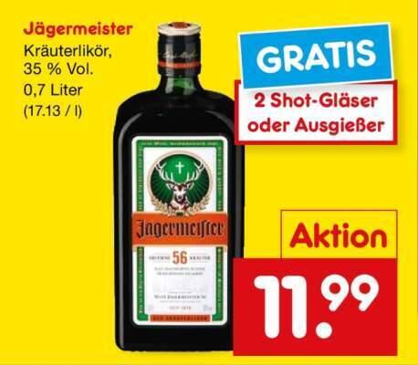 Faszinierend Jgermeister Angebot Netto Ebenbild