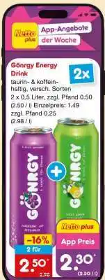 Netto Marken-Discount Görngy Energy Drink Angebot