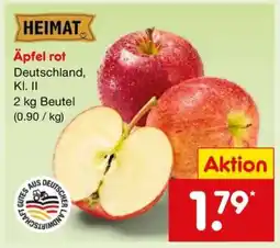 Netto Marken-Discount Äpfel rot Angebot
