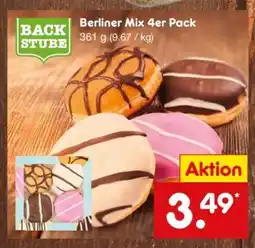Netto Marken-Discount Berliner Mix 4er Pack Angebot