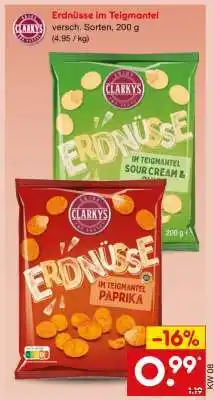 Netto Marken-Discount Erdnüsse im Teigmantel Angebot