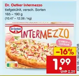 Netto Marken-Discount Dr. Oetker Intermezzo Angebot
