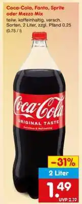 Netto Marken-Discount Coca-Cola, Fanta, Sprite oder Mezzo Mix Angebot