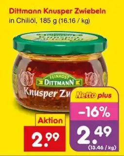 Netto Marken-Discount Dittmann Knusper Zwiebeln Angebot
