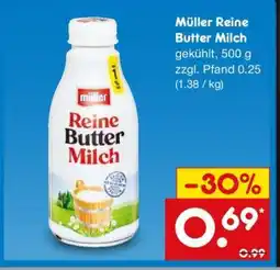 Netto Marken-Discount Müller Reine Butter Milch Angebot