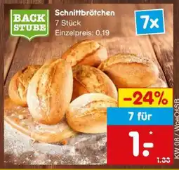 Netto Marken-Discount Schnittbrötchen Angebot