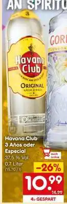 Netto Marken-Discount Havana Club 3 Años oder Especial Angebot