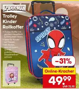 Netto Marken-Discount Trolley Kinder Rollkoffer Angebot