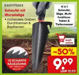 Netto Marken-Discount Schaufel mit Wurzelsäge Angebot