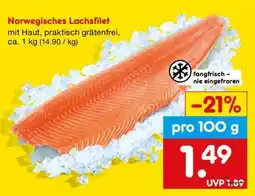 Netto Marken-Discount Norwegisches Lachsfilet Angebot
