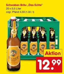 Netto Marken-Discount Schwaben Bräu Das Echte Angebot