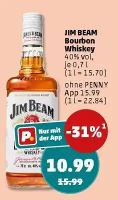 PENNY Jim Beam Bourbon-Whiskey Angebot