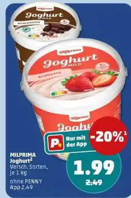 PENNY MILPRIMA Joghurt² Angebot