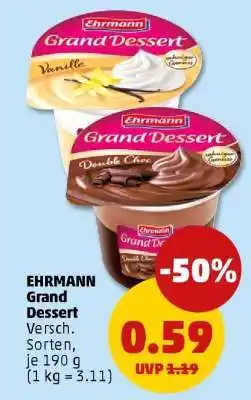 PENNY Ehrmann Grand Dessert Angebot