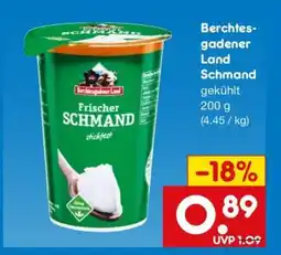 Netto Marken-Discount Berchtesgadener Land Schmand Angebot