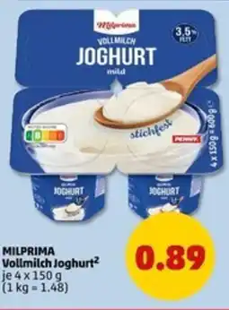 PENNY Milprima vollmilch joghurt Angebot