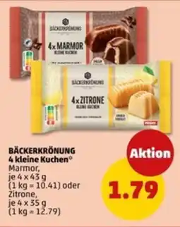 PENNY Bäckerkrönung 4 kleine kuchen Angebot