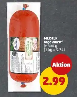 PENNY MEISTER Jagdwurst Angebot