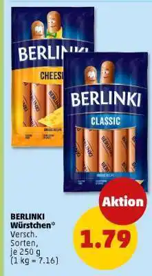 PENNY BERLINKI Würstchen Angebot