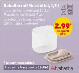PENNY Behälter mit Messlöffel, 1,3 l Angebot
