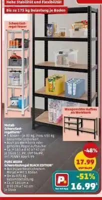 PENNY Schwerlastregal BLACK EDITION Angebot