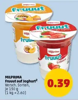PENNY MILPRIMA Fruuut auf Joghurt² Angebot