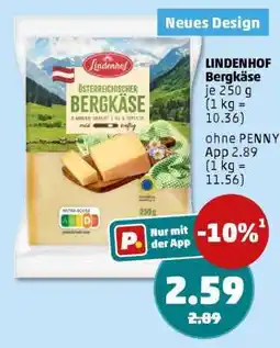 PENNY LINDENHOF Bergkäse Angebot