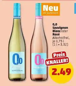 PENNY 0,0 Sauvignon Blanc oder Rosé Angebot