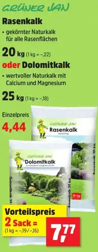 Thomas Philipps GRÜNER JAN Rasenkalk oder Dolomitkalk Angebot