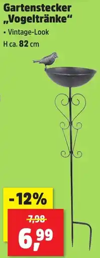Thomas Philipps Gartenstecker ,,Vogeltränke" Angebot