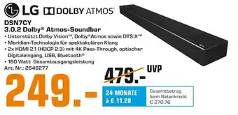 Saturn LG DSN7CY 3.0.2 Dolby Atmos Soundbar Angebot