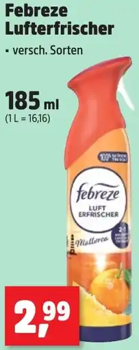 Thomas Philipps Febreze Lufterfrischer Angebot