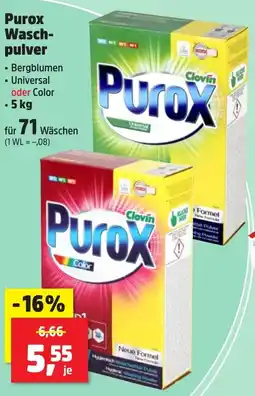 Thomas Philipps Purox Waschpulver Angebot