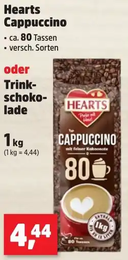 Thomas Philipps Hearts Cappuccino oder Trinkschokolade Angebot