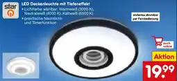 Netto Marken-Discount Star LED Deckenleuchte mit Tiefeneffekt Angebot