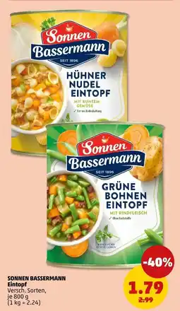 PENNY Sonnen bassermann eintopf Angebot