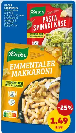 PENNY Knorr spinaci käse Angebot