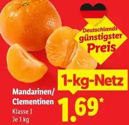 Lidl Mandarinen/ Clementinen Angebot