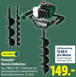 Lidl Parkside Benzin-Erdbohrer Angebot