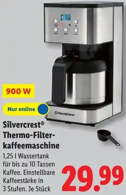 Lidl Silvercrest Thermo-Filterkaffeemaschine Angebot