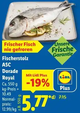 Lidl Fischerstolz ASC Dorade Royal Angebot