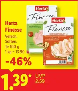 Lidl Herta Finesse Angebot