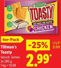 Lidl Tillman's Toasty Angebot